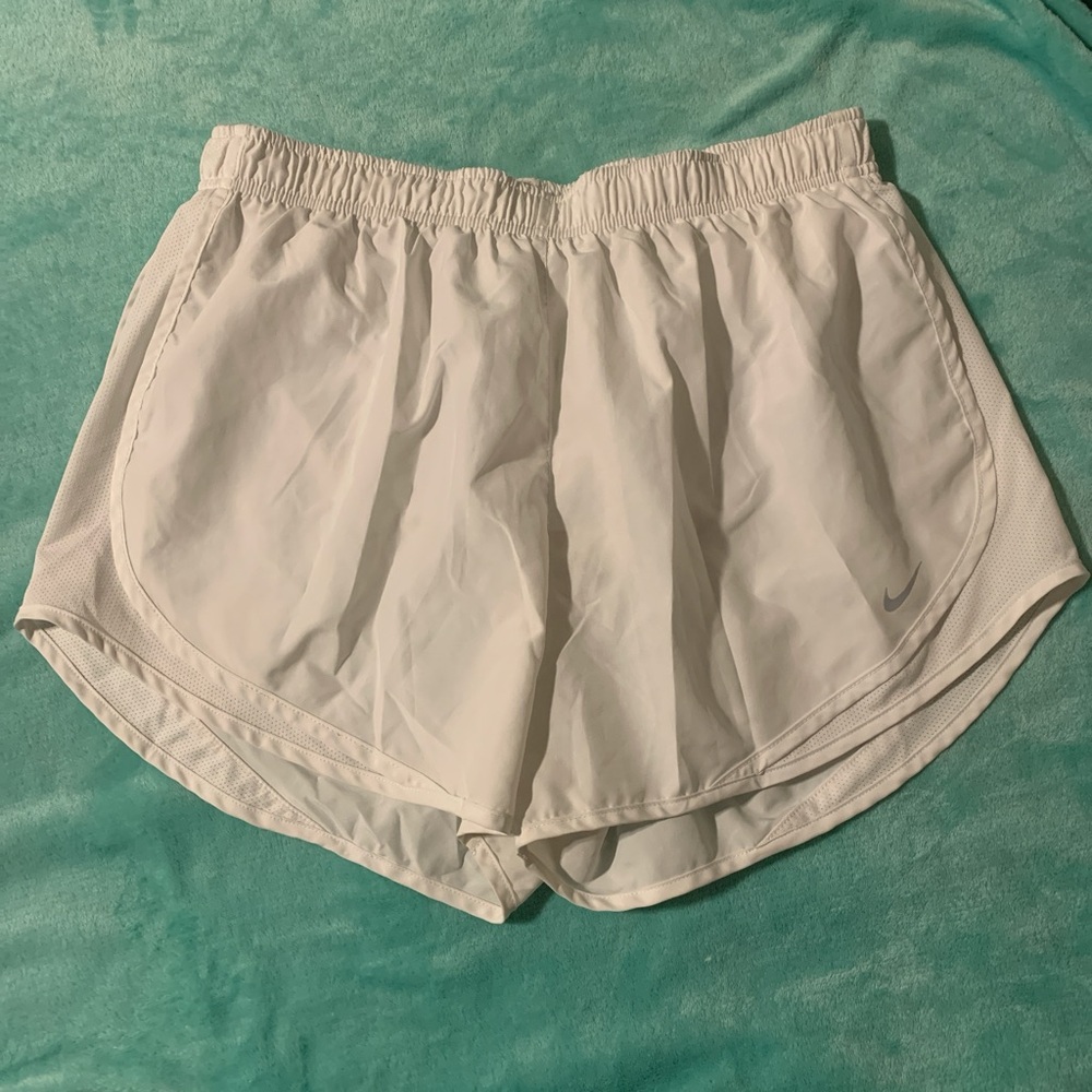 Nike Women's Athletic White Shorts